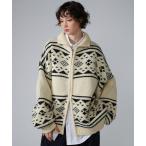 ショッピングカウチン 「ONCILY」 ニットカーディガン LARGE アイボリー メンズ