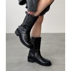 ショッピングエンジニア 「CANAL JEAN」 ブーツ 24.5 ブラック レディース