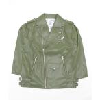 「jouetie」 ライダースジャケット MEDIUM グリーン レディース