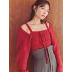 [FRAY I.D] вязаный ансамбль FREE красный женский 