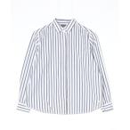 [URBAN RESEARCH] полоса рисунок рубашка с длинным рукавом FREE белый женский 