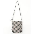 「BURBERRY BLUE LABEL」 チェック柄ショルダーバッグ - ブラック レディース