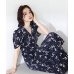 「NATURAL BEAUTY BASIC」 半袖ワンピース MEDIUM ブルー系その他6 レディース