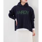 ショッピング古着 「AMERICANA」 プルオーバーパーカー FREE ダークネイビー レディース