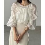 「Louere」 半袖チュニック MEDIUM ホワイト レディース