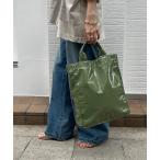 ショッピングエナメルバッグ 「DouDou」 ハンドバッグ FREE グリーン レディース