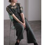 「atlo」 オールインワン M ダークカーキ レディース