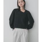 ニット セーター アシメネックニット レディース