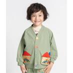 カーディガン  積み木遊び刺繍カーディガン キッズ 子供服 男の子 女の子