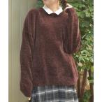 ショッピングチュニック チュニック モールヤーンニットチュニック