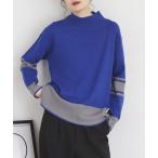 ニット セーター BRODIAEA 袖ライン配色ニット レディース