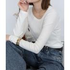 ショッピング長袖tシャツ tシャツ コットンフライス長袖Tシャツ / LARU レディース