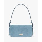 ショルダーバッグ バッグ リブ デニム スエード スモール イースト ウェスト ショルダー レディース メンズ