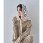 スカーフ バンダナ レースショール レディース