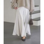 ショッピングロングスカート スカート 「追加」バイヤスサテンフレアスカート