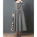 ワンピース ギンガムチェックワンピース