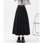 スカート プリーツロングスカート
