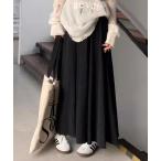 スカート ドレープロングスカート
