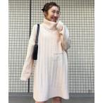 ワンピース ビッグポケットニットワンピース