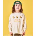 tシャツ 「くまのプーさん」ユニセックス 前後プリント 長袖Tシャツ キッズ 子供服 男の子 女の子