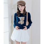 ショッピングアニマル ニット セーター かぶりものアニマルジャガードニット レディース