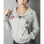  Parker tsuno имеется mok шея тугой Zip Parker / черный Sprint / эпоха Heisei девушка женский 