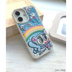スマホケース iPhone17 ケース iPhone16 iPhone15 14 13 ケース ANGEL BLUE「ぷくぷく背面ケース」