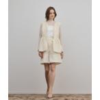 パンツ カットジャガードハーフパンツ レディース