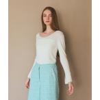 ショッピングラベンダー 綿カシミヤインナートップ レディース