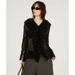 ショッピングシフォン 「2026Spring Pre-Order」クレープシフォンチュニック / Crepe Chiffon Tunic レディース