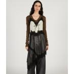 「2026Spring Pre-Order」アシンメトリックランジェリーチュニック / Asymmetrical Ruffle Tunic レディース