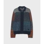 ショッピングポールスミス セーター ニット マルチボーダー ジップニットブルゾン / 162403 832Z メンズ