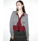 カーディガン layered desig