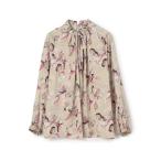 ショッピング花柄 「TOMORROWLAND collection」 長袖ブラウス 36 ライトベージュ レディース