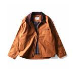 ショッピングアメカジ ブルゾン アウター HOUSTON ヒューストン DUCK ZIP WORK JACKET ダックジャケット ジップ ワークジャケット メンズ レディ