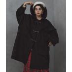 「manana suerte」 ダッフルコート FREE ブラック レディース