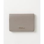 「FURLA」 カードケース - グレー レディース