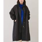 コート アウター キルトロングコート レディース