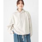 パーカー 裏毛ドロストフーディ レディース