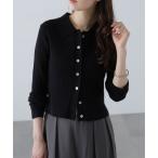 ショッピングボタン ニット セーター 「ＭＦＭ」きらきらボタン襟ニット レディース