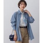 ブラウス シャツ ライトダンガリー デニムシャツ レディース
