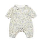 ショッピングベビー服 ベビー服 ロンパース 「リンク」小花柄カバーオール