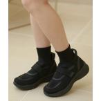 ショッピングスパンコール スニーカー スパンコール付き 厚底 メッシュ スリッポン スニーカー レディース