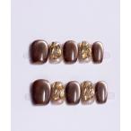 ショッピングネイルシール ネイルチップ ネイルシール 「not a nail」水光マグネット秋冬デザインショートネイルチップ