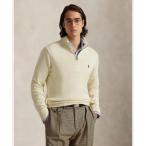ショッピングラルフ セーター ニット コットン クォータージップ モックネック セーター メンズ