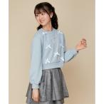 「JENNI love」 「KIDS」スウェットカットソー 160cm サックスブルー キッズ