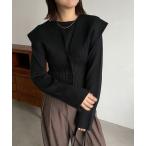 [CAPRICIEUX LE'MAGE] вязаный ансамбль FREE черный женский 