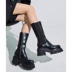 「STUDIOUS」 ロングブーツ 1 ブラック レディース