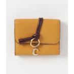 ショッピングchloe 「Chloe」 アルファベット 三つ折り 財布 - イエロー レディース
