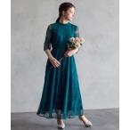 「AIMER」 半袖ワンピース SMALL グリーン レディース